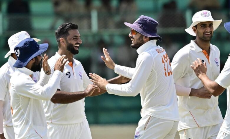 Cricket JK Ranji Auqib Nabi Celebration