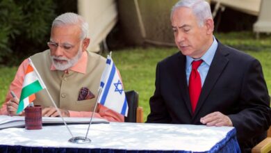 Modi arrives in Israel