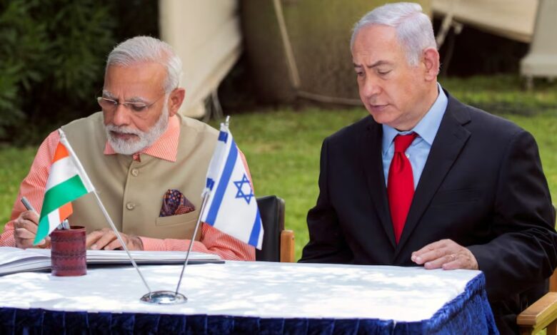 Modi arrives in Israel