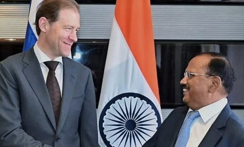 Russia’s Manturov Meets NSA Ajit Doval in New Delhi, Boosts Strategic Engagement