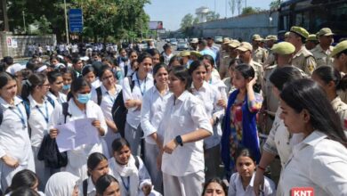 Demonstration Erupts in Jammu as Students Demand Action in College Tragedy