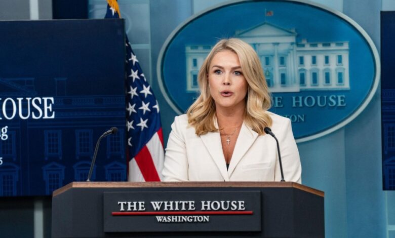 Press Secretary Karoline Leavitt