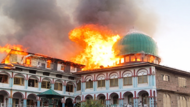 Seminary, Mosque Gutted in Fire in Srinagar’s Hyderpora; Students Evacuated Safely