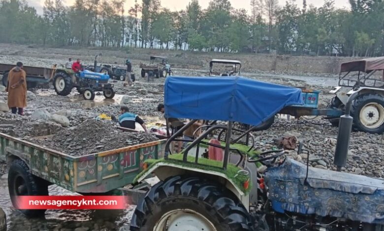 Illegal Mining in Tral Hits Irrigation