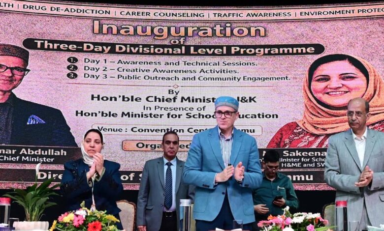 Omar Abdullah Calls for Shared Civic Responsibility, Says Government Alone Cannot Address Social Challenges