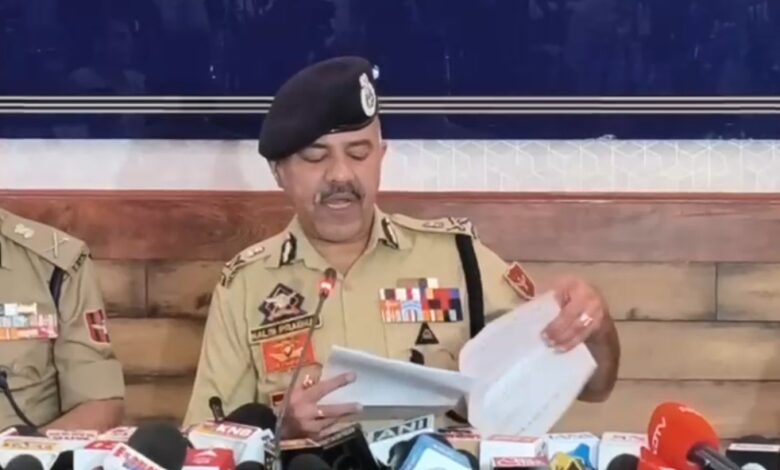 J&K Police Will Hunt Down Drug Syndicates ‘With All Guns Blazing’, Says Police Chief