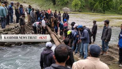 Temporary Bridge at Thajwas Repaired by Locals After Official Inaction