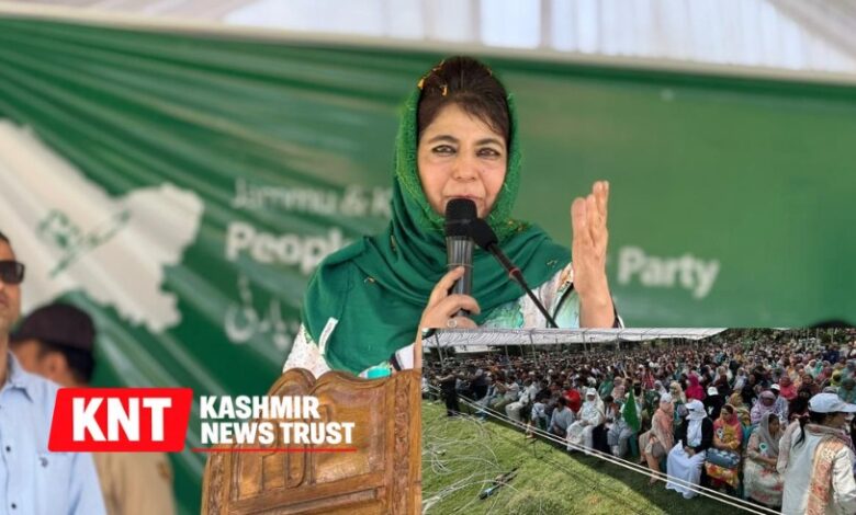 Mehbooba Mufti Seeks Release of Detainees Ahead of Eid, Pushes Trade and Dialogue Roadmap